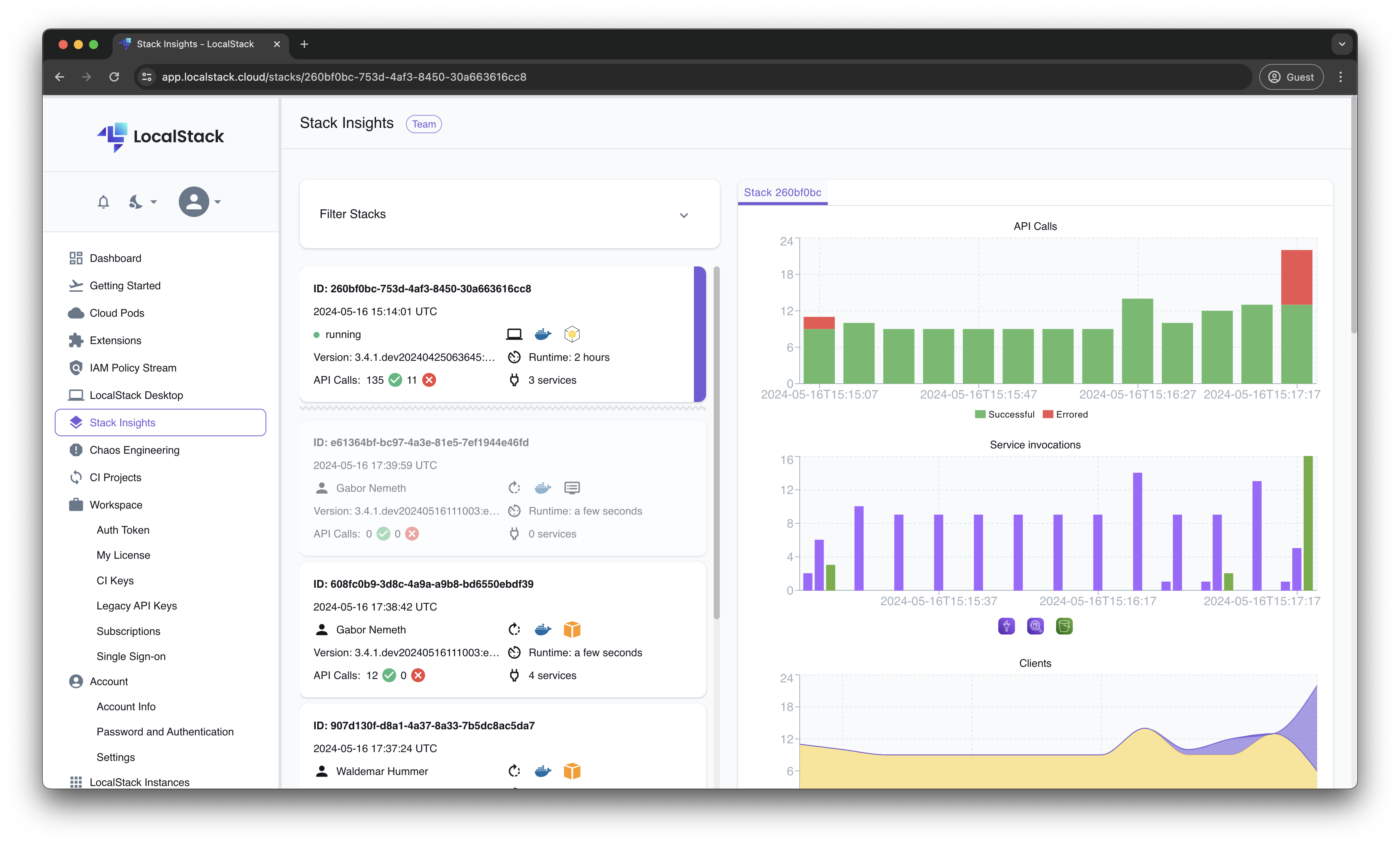 Stack Insights